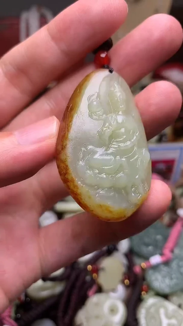 颈饰未镶嵌和田玉新疆料青海料清水和田玉吊坠