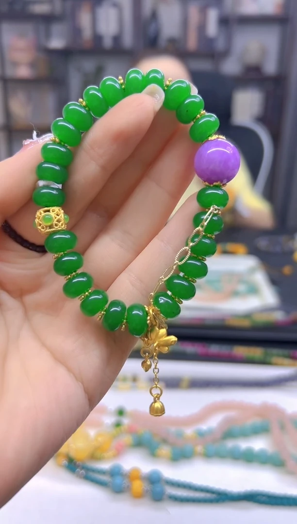 未镶嵌手链翡翠DIY款S618