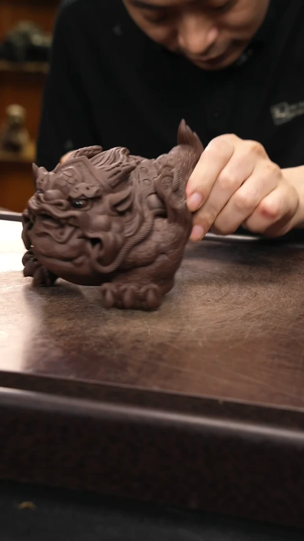 紫砂茶宠紫砂霸王蟾
