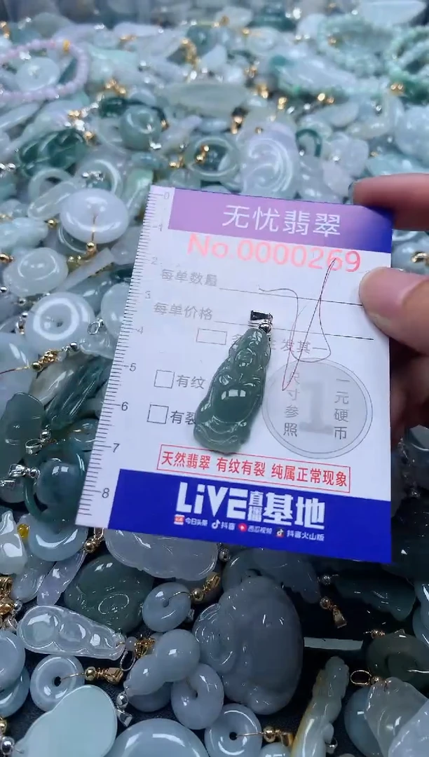 翡翠未镶嵌吊坠(不含链)269