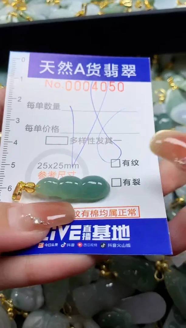 颈饰未镶嵌翡翠天然A货翡翠