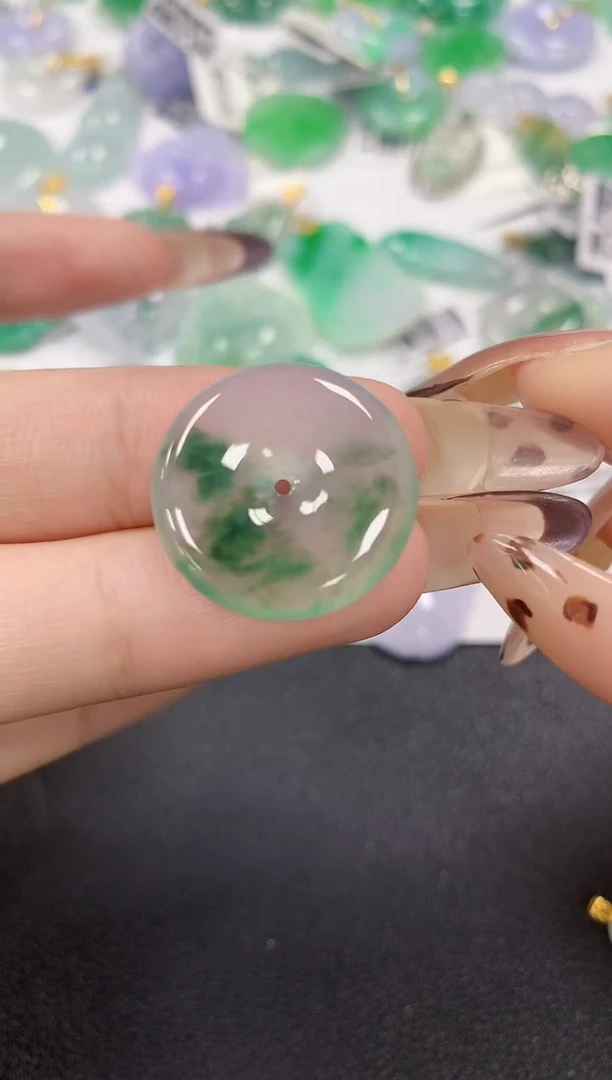 颈饰未镶嵌翡翠a货假一赔三支持复检百元上9元证书费自理