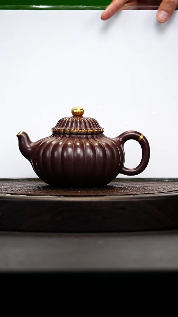 宜兴原矿高端紫砂 百目紫茄泥280cc