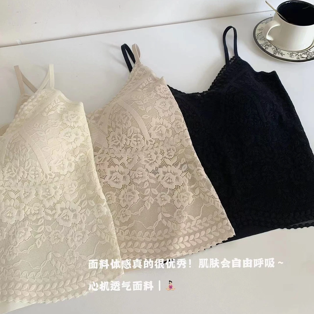 <小勋优选>2578蕾丝吊带美背背心（预售）