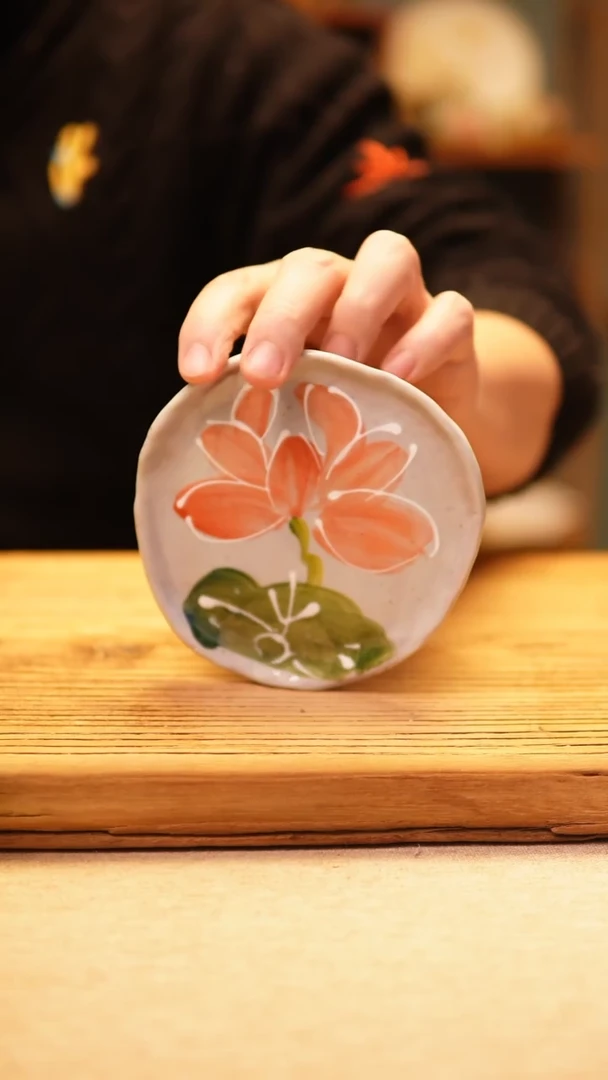 【闪购商品】@陶园瓷舍@纯手工陶瓷花@随机3朵