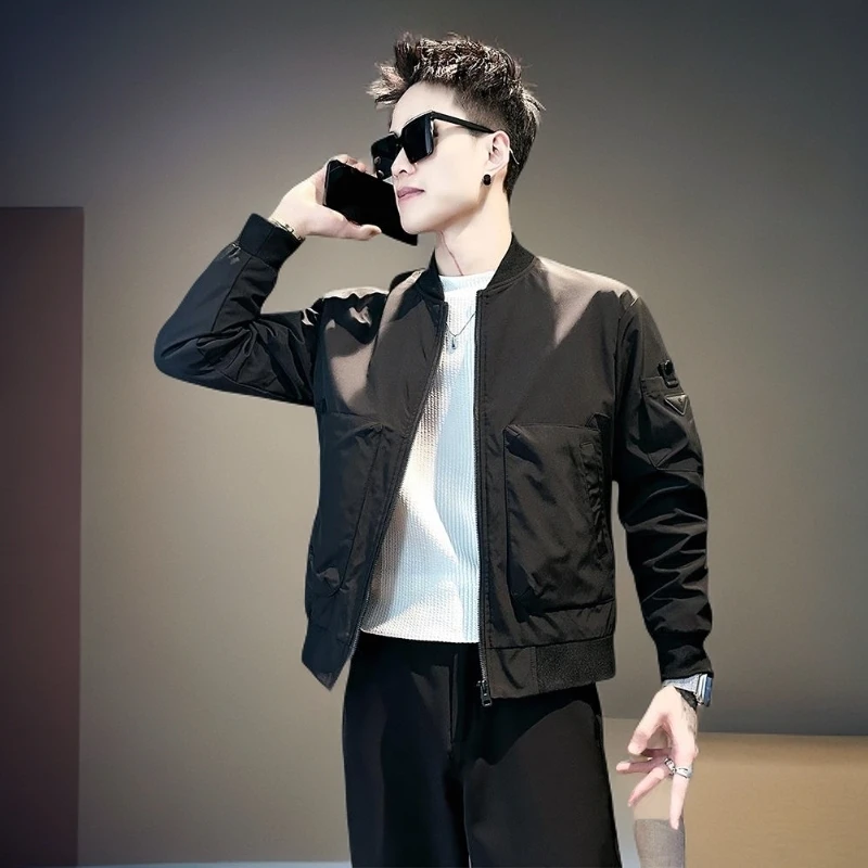 NYING棒球秋季夹克制服夹2025年秋季男士新款今年流行的高端帅气