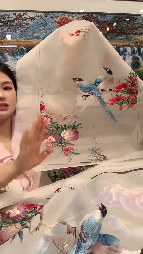横款闵丹红刺绣工作室 精品手工苏绣双面绣