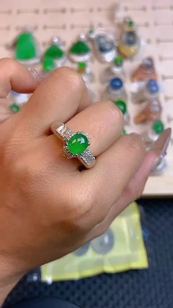 【闪购商品】定制翡翠未镶嵌天然A货翡翠74