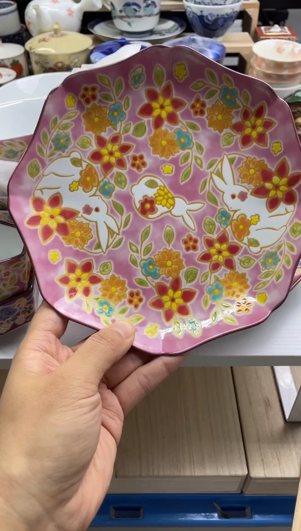 【闪购商品】摆件八角盘圣77的陶瓷小店