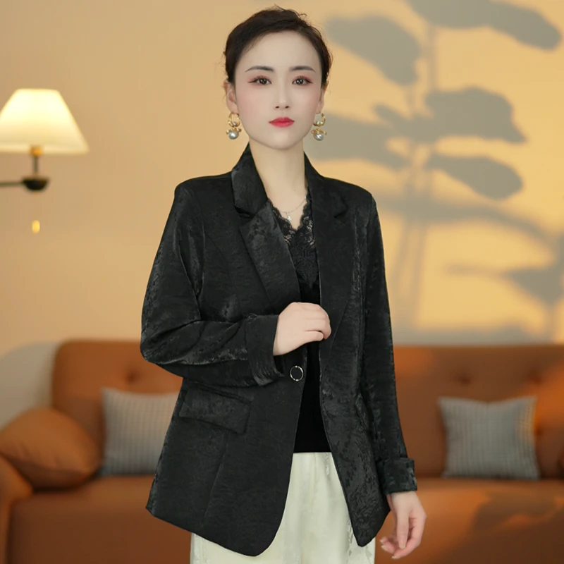726秋季女款新品时尚休闲百搭气质修身显瘦春秋韩版小西装