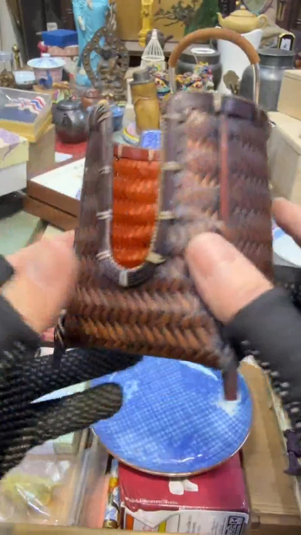 竹编中古艺术工艺美术品