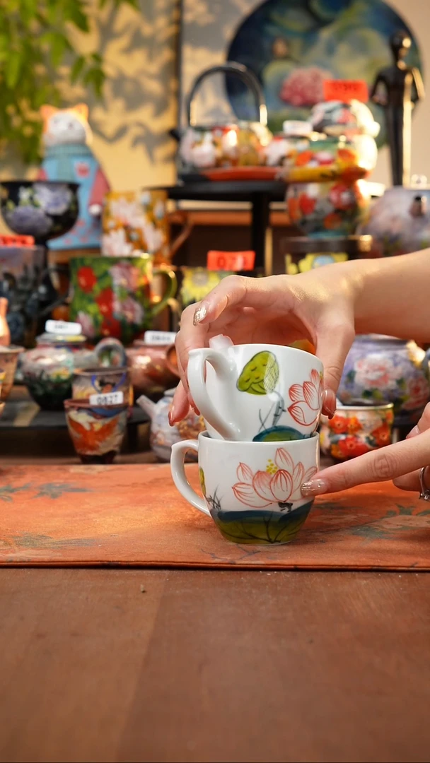 瓷片景德镇手工手绘062