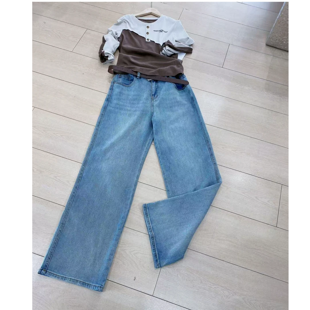 【王大艳家】莉89811窄版牛仔裤