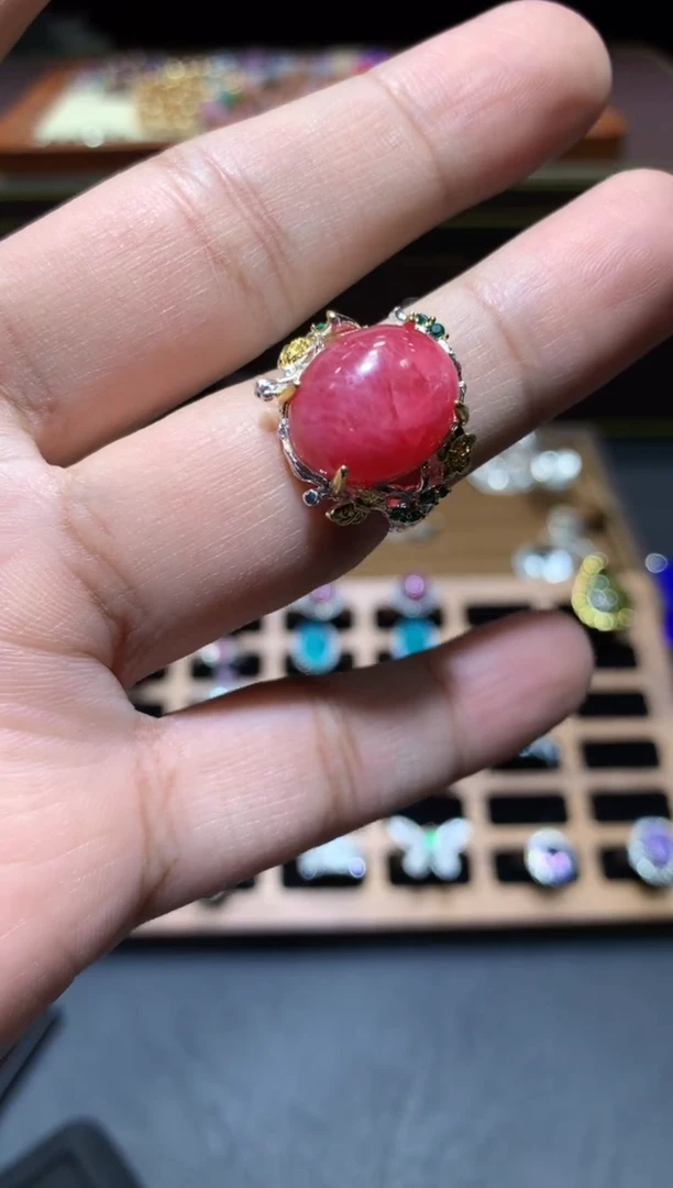 【闪购商品】蔷薇辉石戒指未镶嵌H101