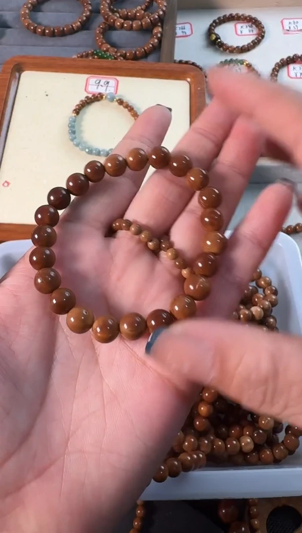 【闪购商品】库克手串未镶嵌库克通货单圈8mm