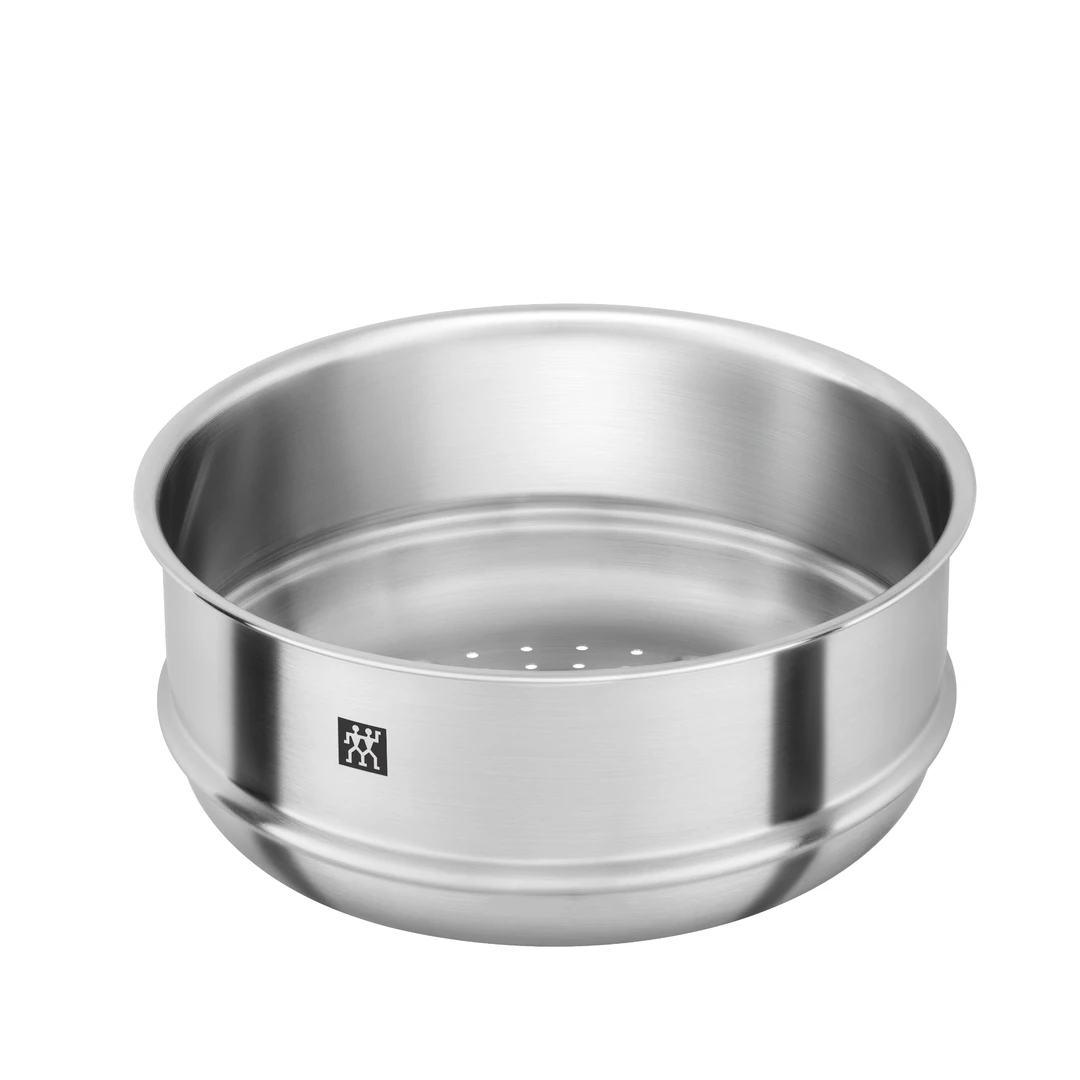 【A等品微瑕】双立人 SILVER 银光系列18cm0涂层不锈钢蒸笼 1032817