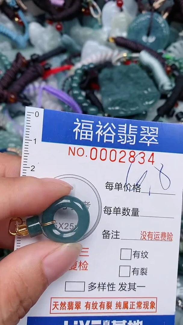 翡翠未镶嵌颈饰...0002834