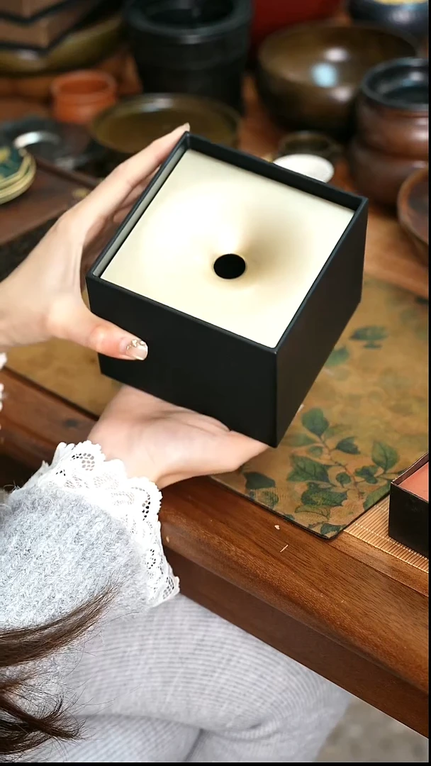 铜全铜四方铸造茶缸