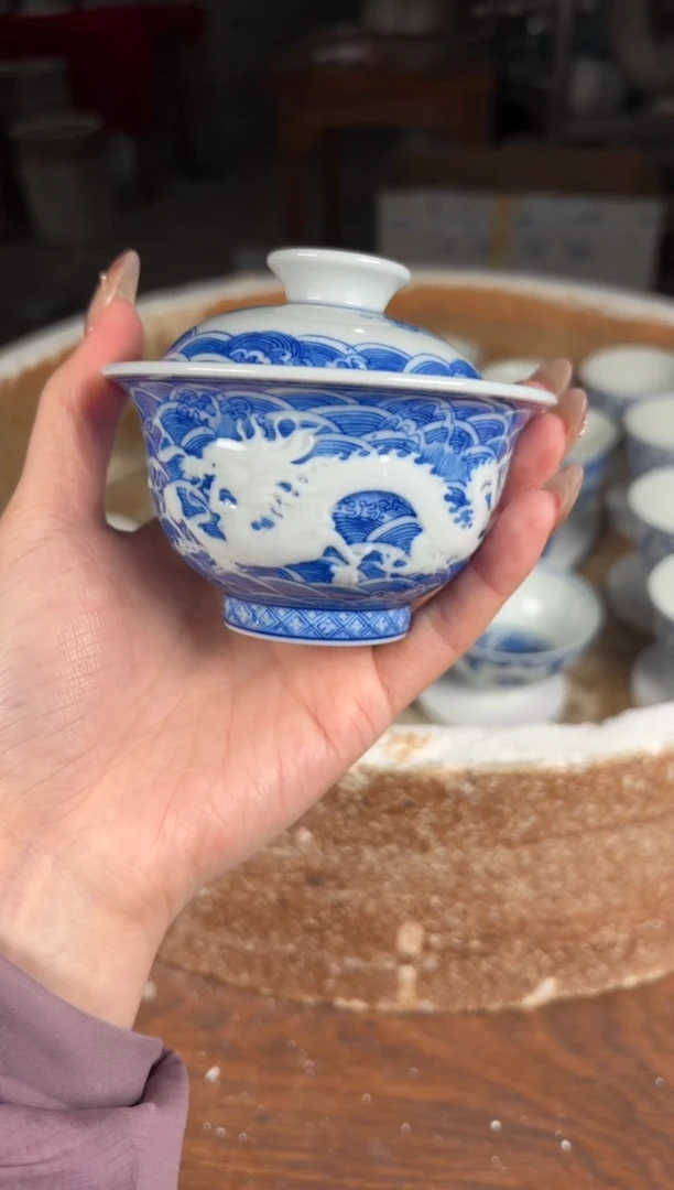 杯看山柴窑青花看山柴窑青花