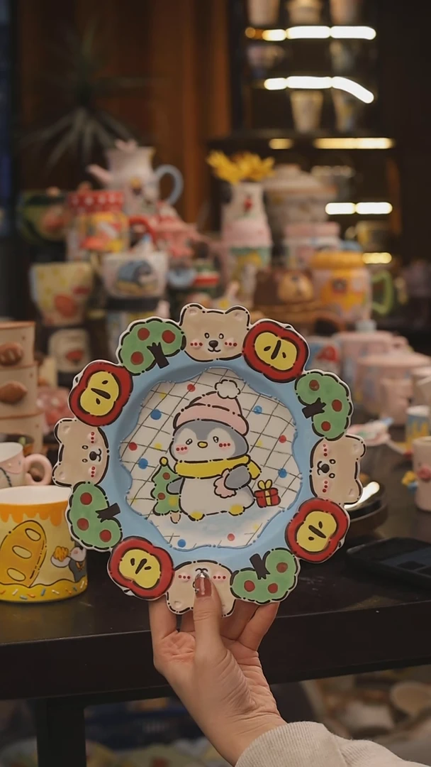 景德镇釉下彩绘设计师款式陶瓷