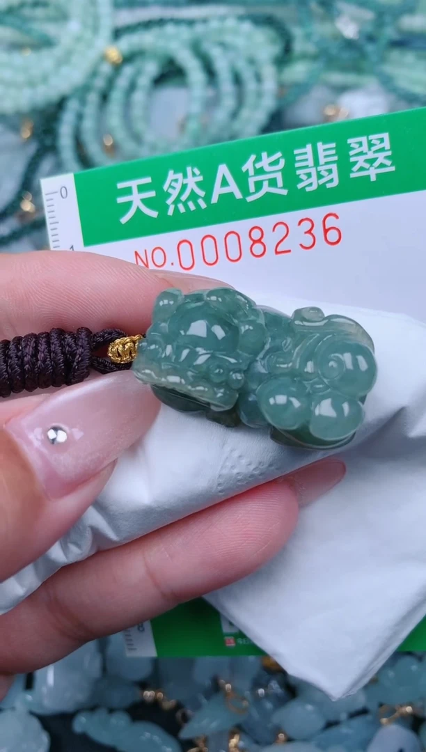 翡翠未镶嵌颈饰.0008236