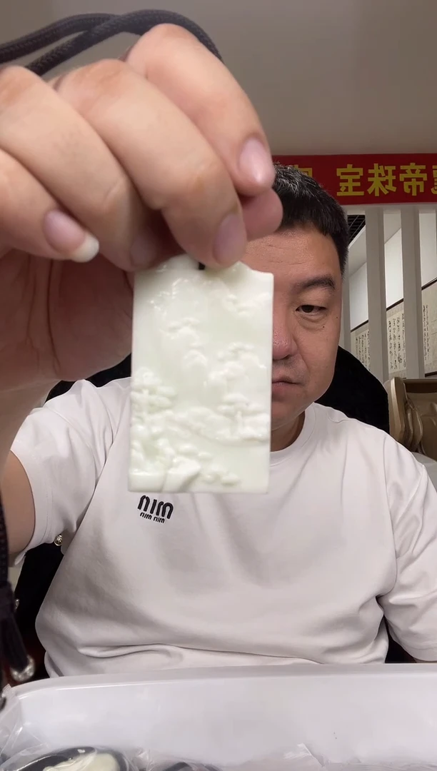 未镶嵌颈饰蓝田玉（蛇纹石化大理石玉）多样性发货一件