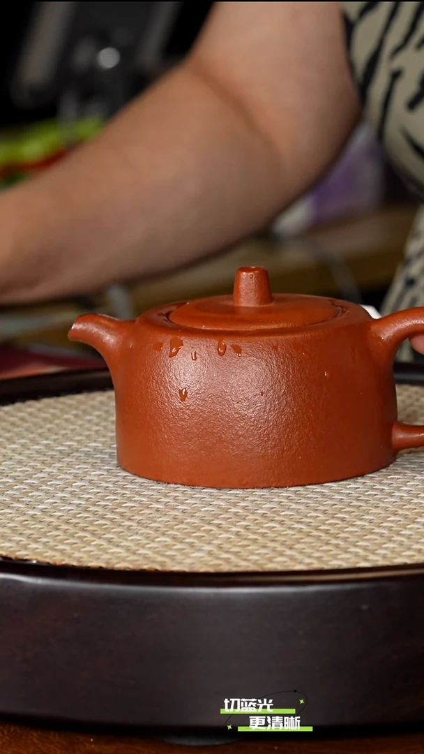 宜兴紫砂 ZCP 红泥  井栏  180cc