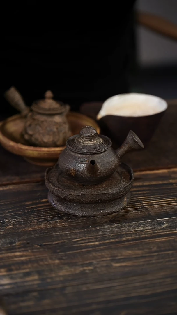 全手工制作 南蛮侧把壶