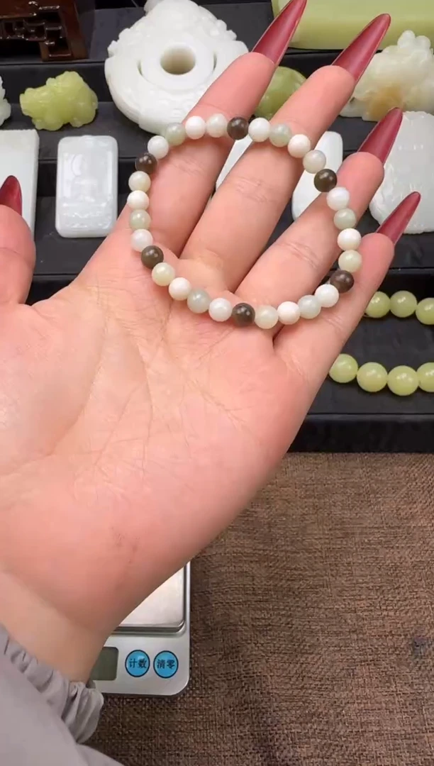 未镶嵌手串和田玉手串