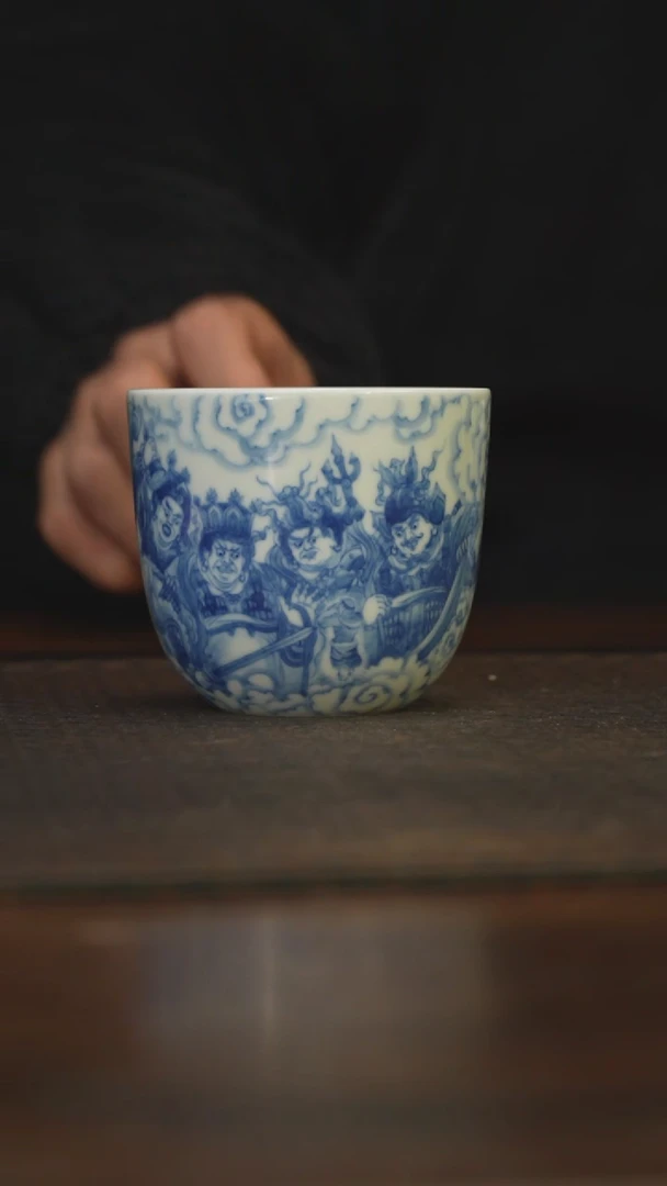 瓷片柴窑青花破价福利