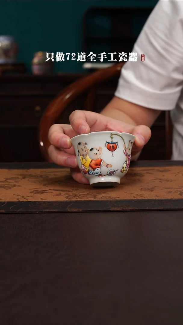 瓷片景德镇手工手绘陶瓷