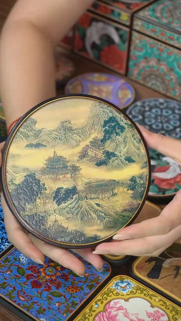 壹藏贰宝蓬莱仙境大垫子一片