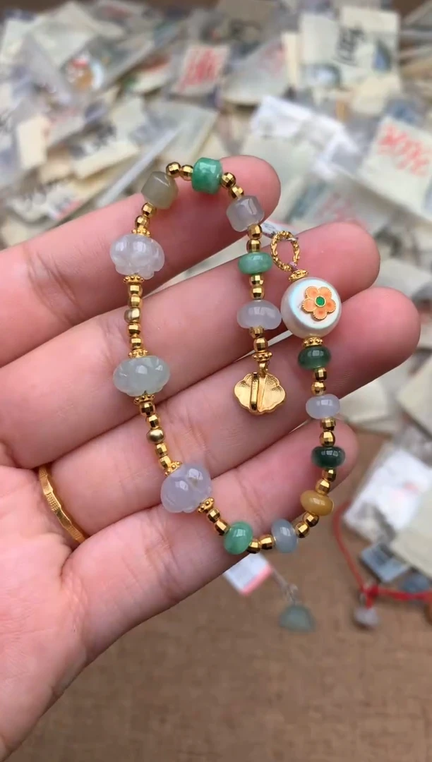 银S925镶嵌挂件翡翠一