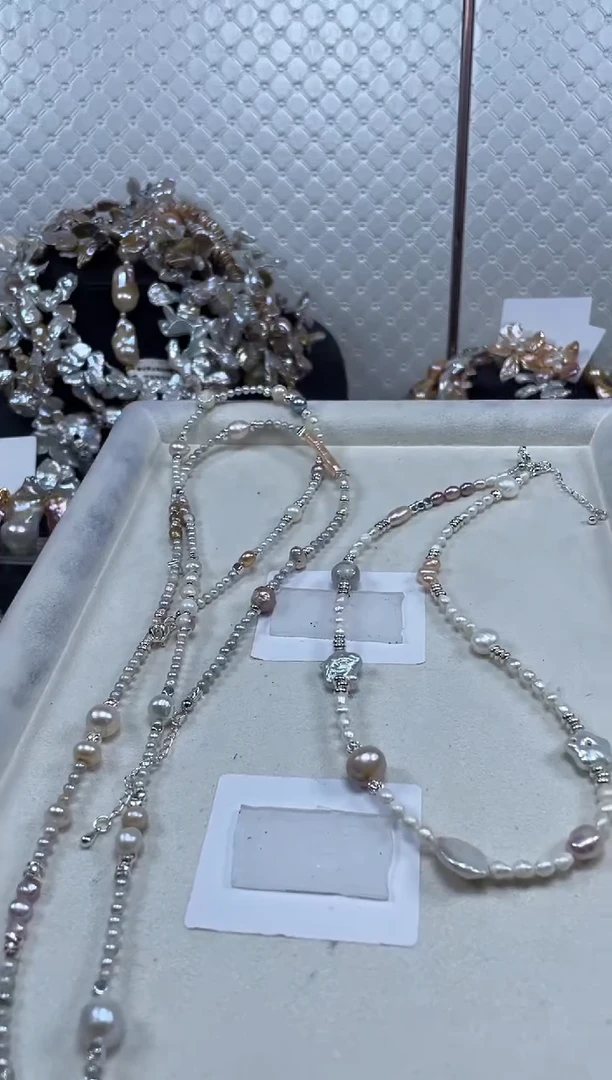 未镶嵌淡水珍珠项链【纯恬珍珠】（多样性发货发一）