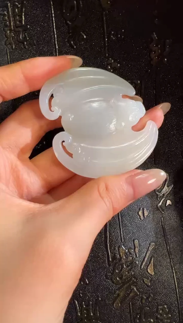 和田玉未镶嵌挂件和田玉