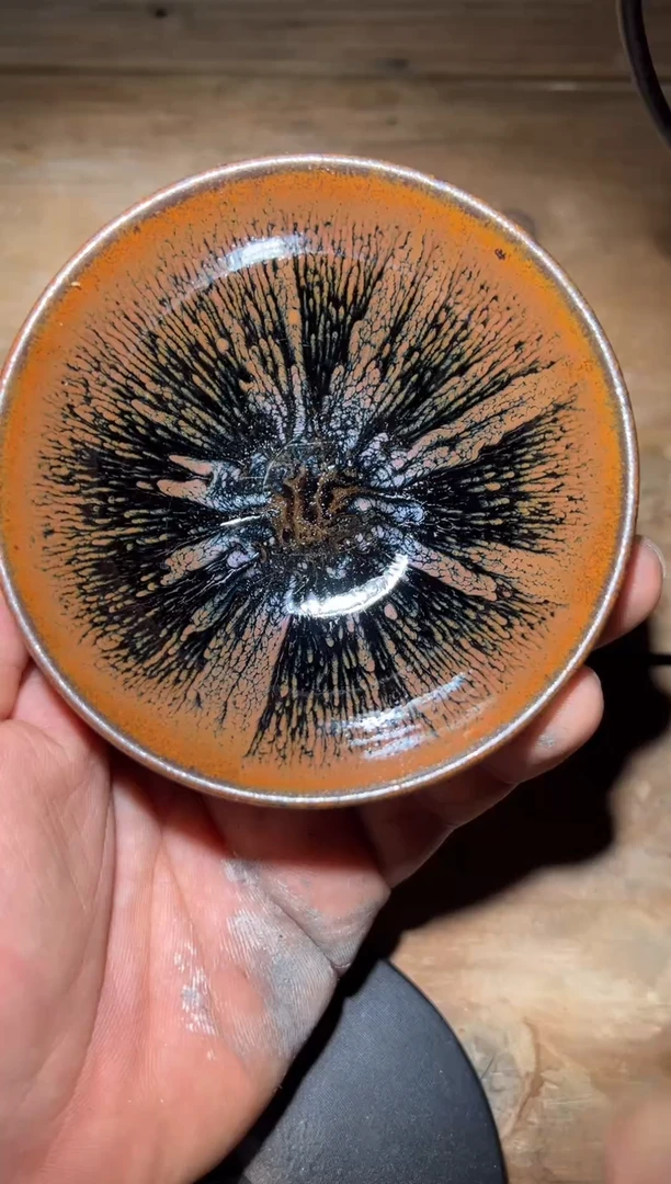 【闪购商品】茶盏老表精选柴烧460