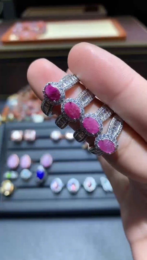 【闪购商品】红宝石戒指未镶嵌P43【多样性发其一】