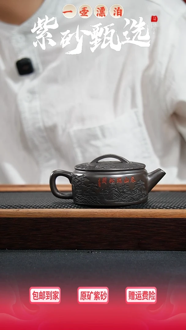 茶壶紫砂 一壶漂泊紫砂茶器9004