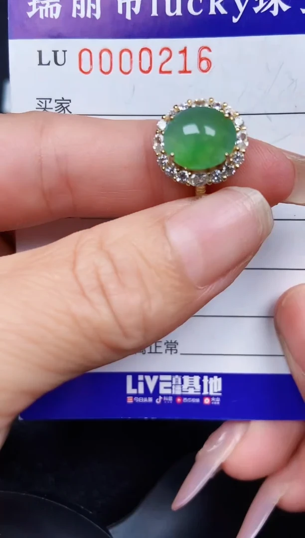 翡翠银S925镶嵌颈饰0216