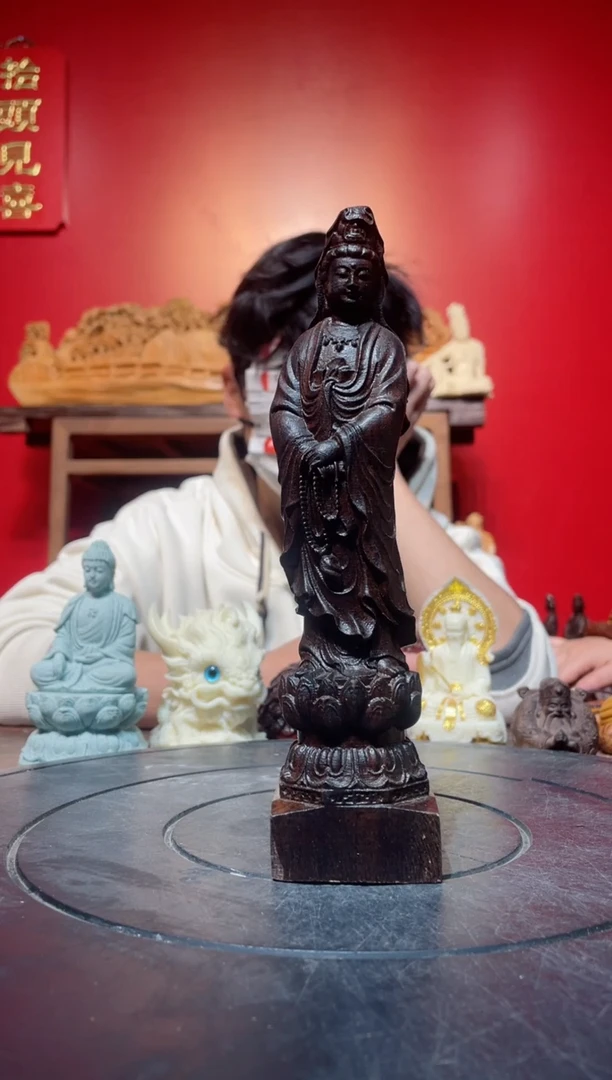 【闪购商品】风车木（黑檀木）其他(直播推荐)     黑檀观音