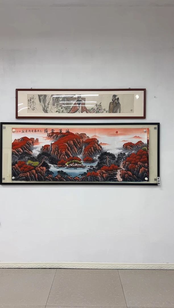 国画《鸿运当头》画芯未装裱180乘70