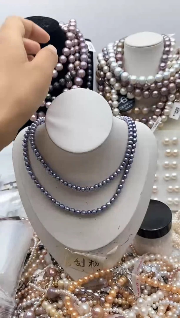 淡水珍珠钛钢颈饰118