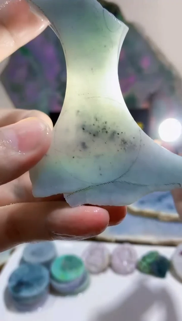 裸石翡翠0蒙0翡翠珠宝719
