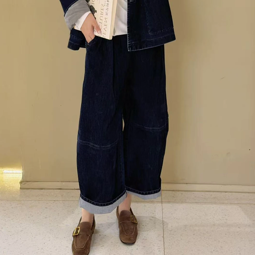 YOEYYOU宽松倒褶长裤