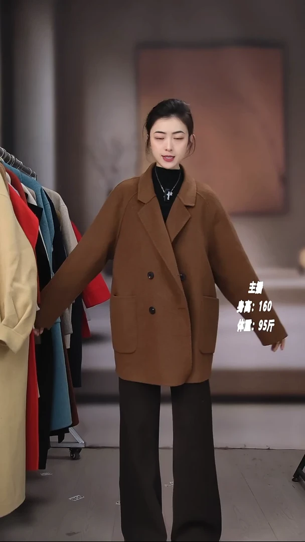 长 短款羊羊大衣050