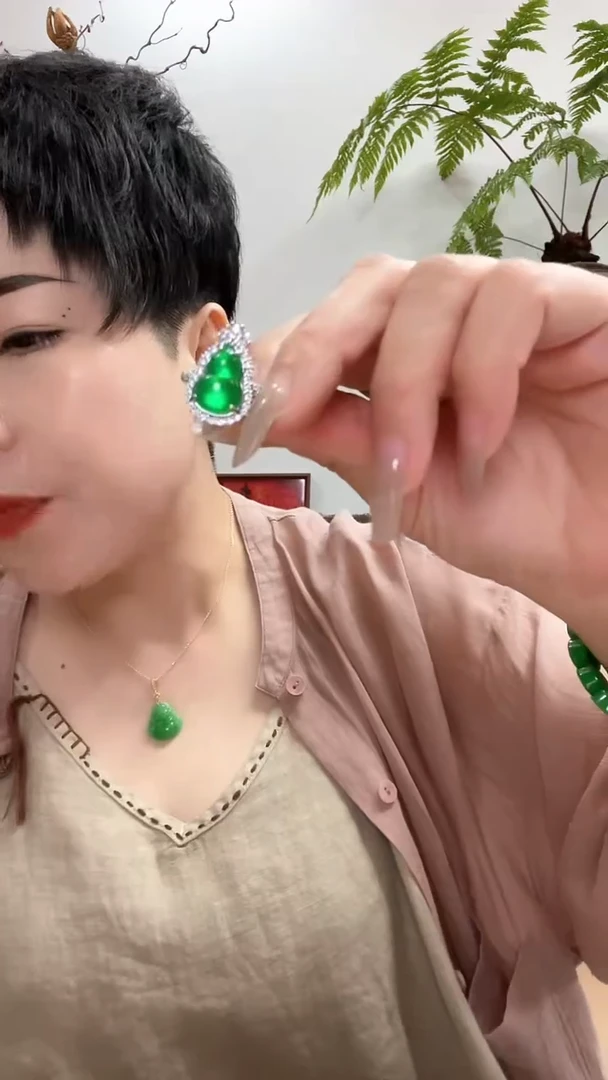 翡翠未镶嵌颈饰269