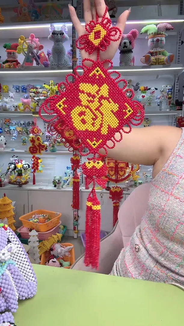 玻璃3010卡4水晶年年有福材料包1套瓷料