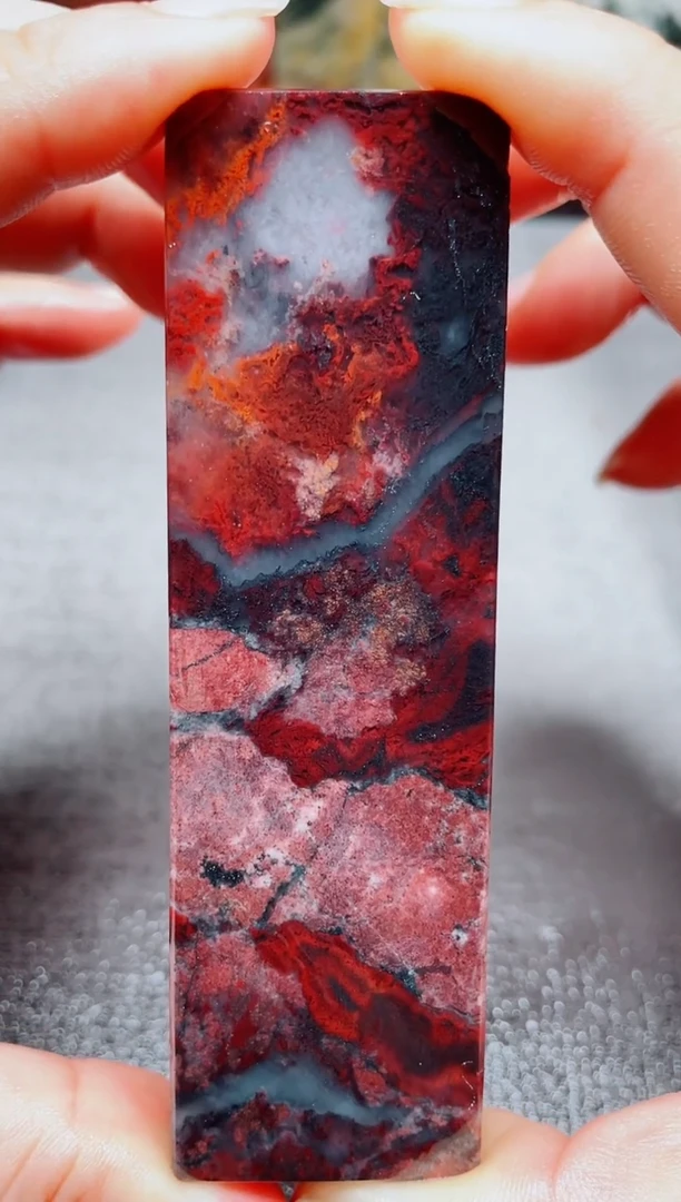 玉桂林鸡血玉素章--14