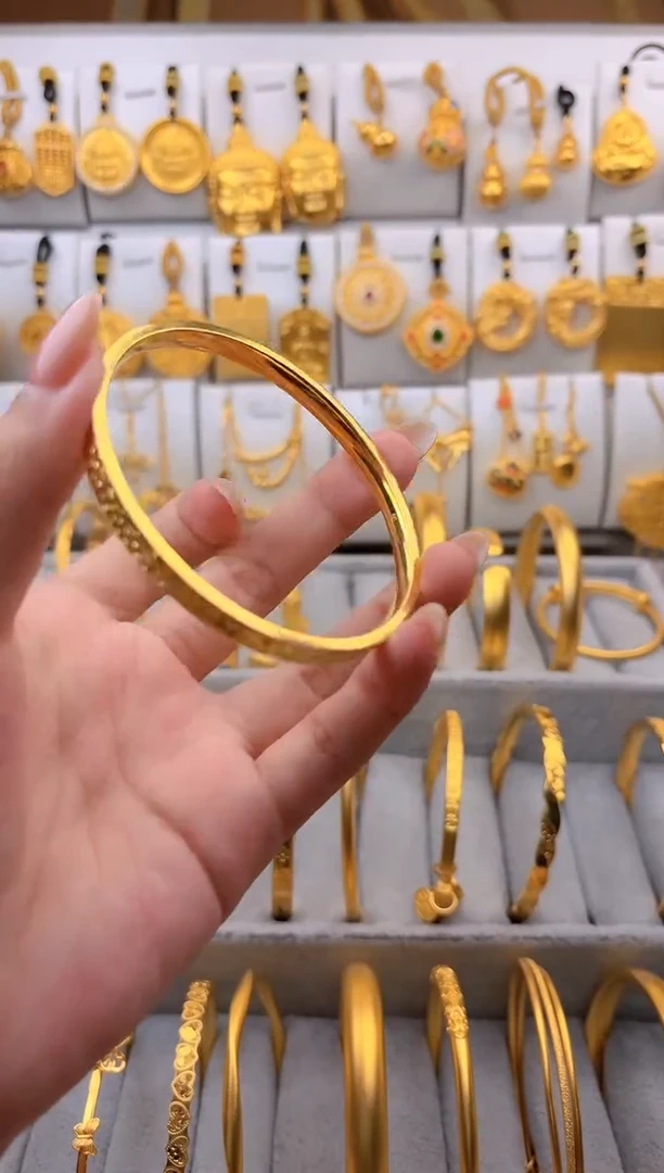 无足银单面碎碎冰手镯  总重22g外2.3g圈口54