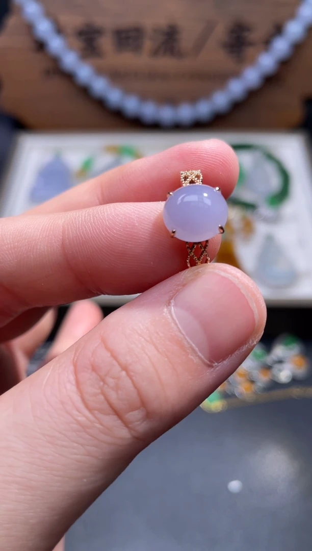 【闪购商品】翡翠戒指18K金镶嵌10..........